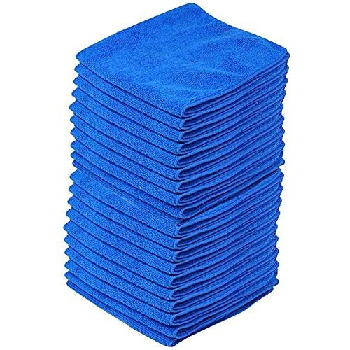 PandaTree 洗車タオル 吸水 50枚入 マイクロファイバークロス 車タオル 洗車 家事用 掃除 速幹 業務用 ふき取り タオル (30× の商品画像