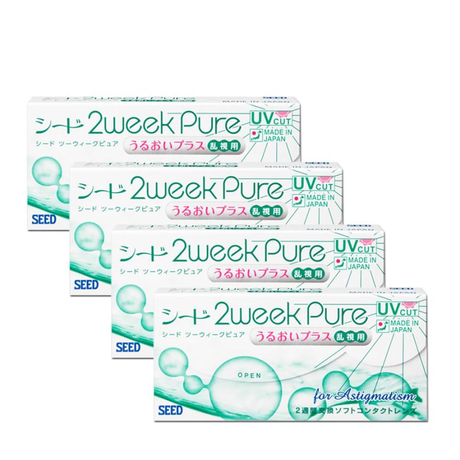 シード 2weekピュアうるおいプラス乱視用 4箱 1箱6枚 コンタクトレンズ 2week 乱視用 2wpuret 04 0 00 0 0 コンタクトレンズ通販のグランプリ 通販 Yahoo ショッピング