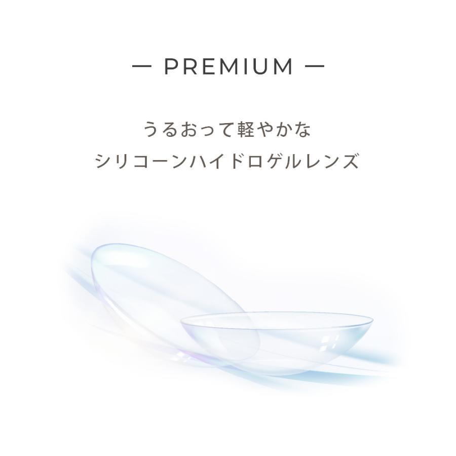 コンタクトレンズ 1day(187Dk/L)シリコン UVカット ビューイット PREMIUM 1day(30枚)【6箱】ワンデー 酸素透過率187 国内最高スペック プレミアム｜maeda19800416｜04