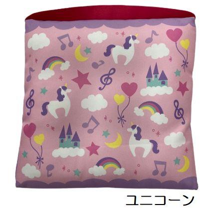 スクールクッション ゴム付き キャラクター 約30×30×5cm クッション