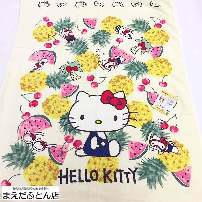 お昼寝ケット 保育園 キティ サンリオ キャラクター 85cm 115cm タオルケット ブランケット ベビーケット 子供 赤ちゃん 綿100 K2105 81 まえだふとん店yahoo店 通販 Yahoo ショッピング