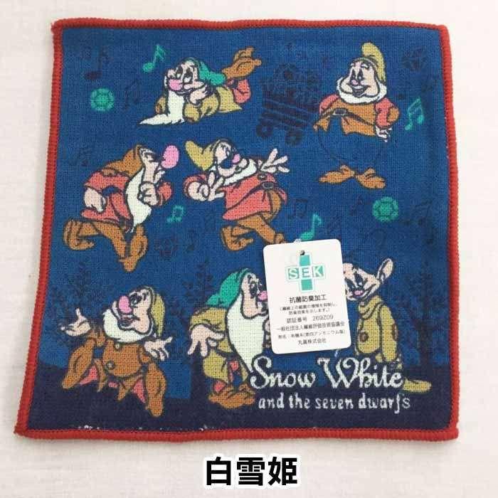 豆タオル ディズニー 表ガーゼ 裏パイル 9柄 約15×15cm ハンカチ はん