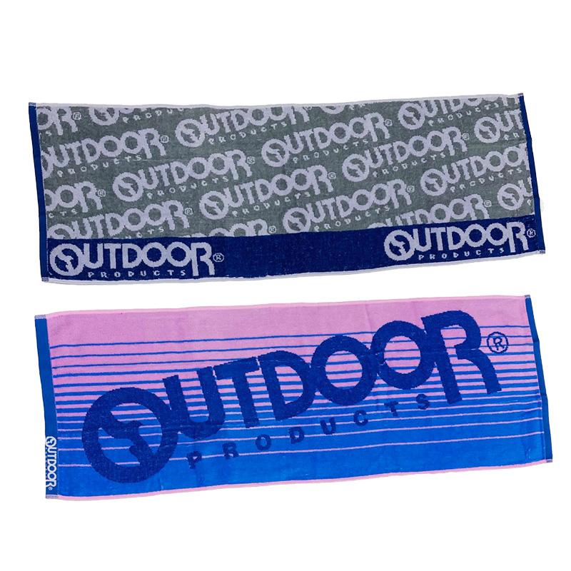 OUTDOOR PRODUCTS ロングフェイスタオル アウトドア 約31×90cm