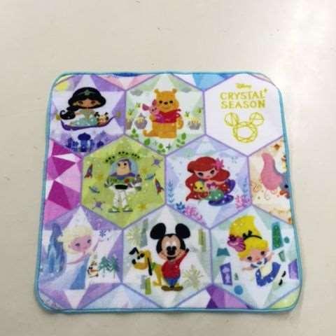 ディズニー　ハンカチ　4枚セット Disney ハンカチタオル4枚組（キャラクター柄込おまかせ