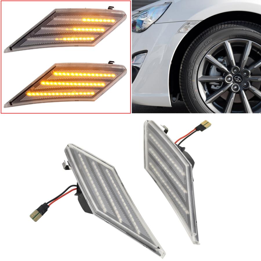 スバル BRZ トヨタ 86 ZN6 ZC6 LED シーケンシャル ウインカー スバル BRZ トヨタ 86 ZN6 ZC6 LED シーケンシャル ウインカー