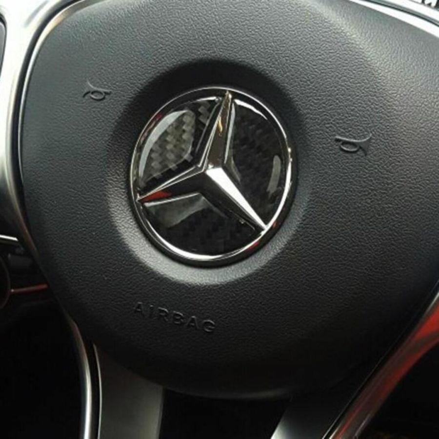 メルセデスベンツ ステアリング ハンドル エンブレム ステッカー