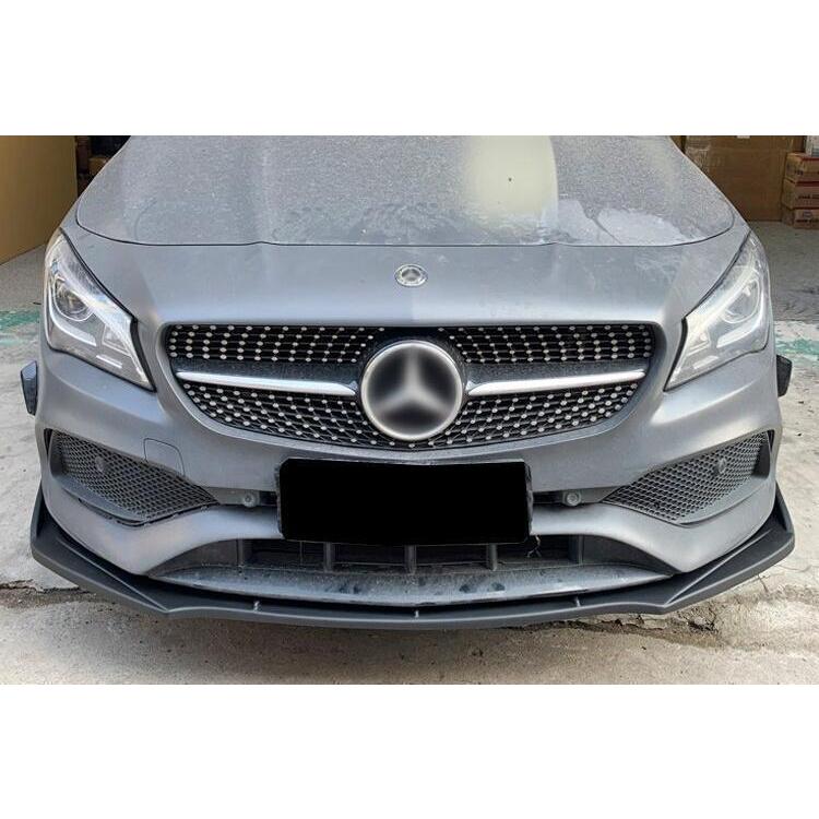 メルセデスベンツw117 AMGバンパー用 フロントスポイラー 3分割