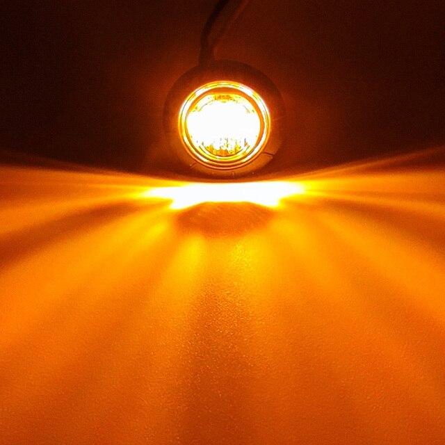 LEDミニマーカーランプ 10個セット トラック トレーラー 12V 24V対応