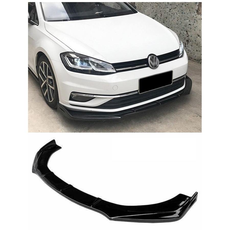 フォルクスワーゲン ゴルフ フロントリップスポイラー mk7 mk7.5