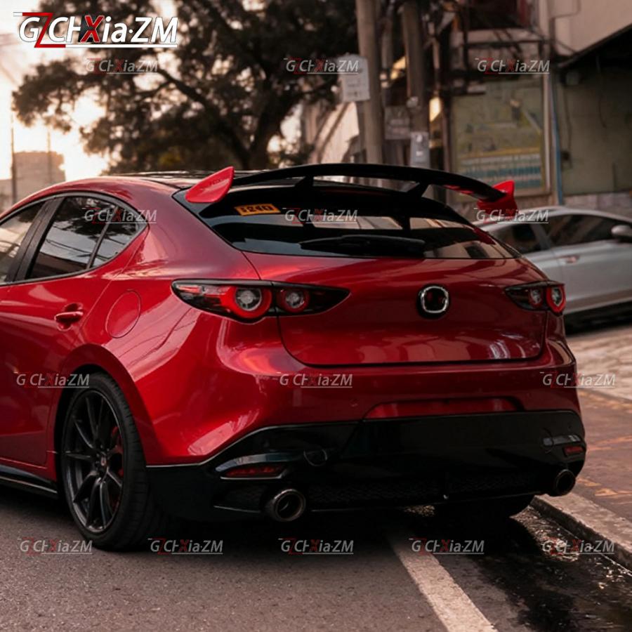 マツダ Mazda3 アクセラ リアスポイラー リアウイング GTウイング リア