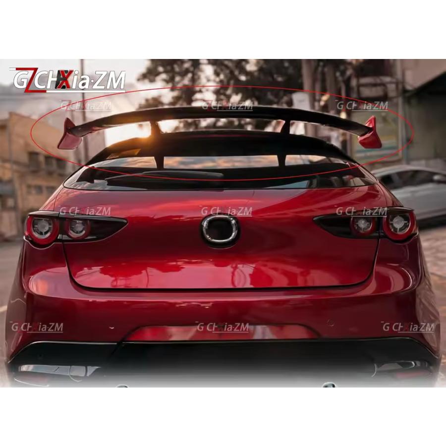 マツダ Mazda3 アクセラ リアスポイラー リアウイング GTウイング リア