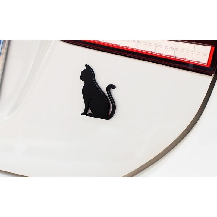猫 エンブレム ねこ ステッカー 3d 立体 かわいい 黒ネコ 金属 プレート 防水 車 バイク 壁 自転車 インテリア Neko Pureato Black 前田屋本舗 通販 Yahoo ショッピング