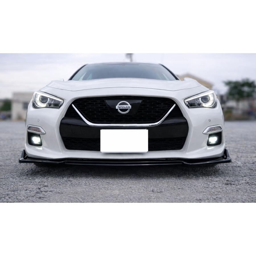 日産 スカイライン フロントリップスポイラー フロント バンパー