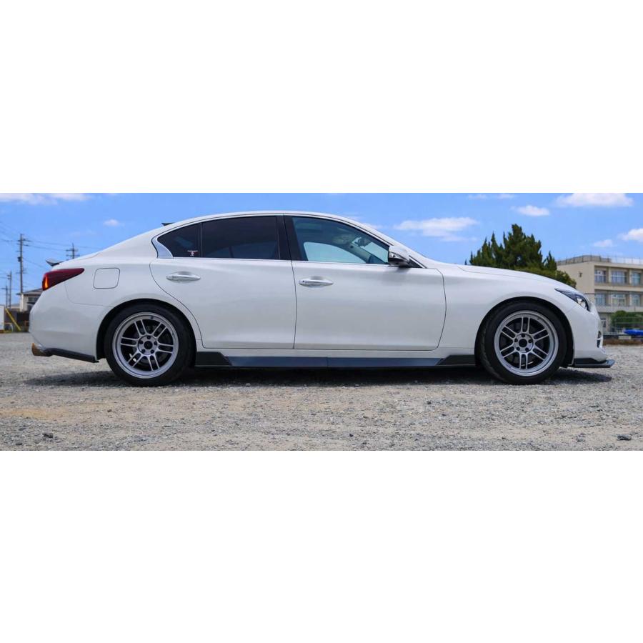 日産 スカイライン サイドステップ サイドスカート サイド スポイラー