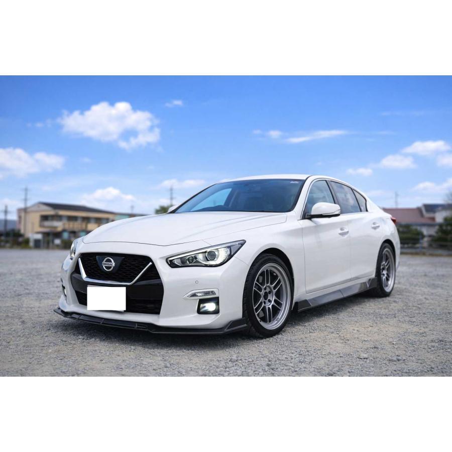 日産 スカイライン サイドステップ サイドスカート サイド スポイラー