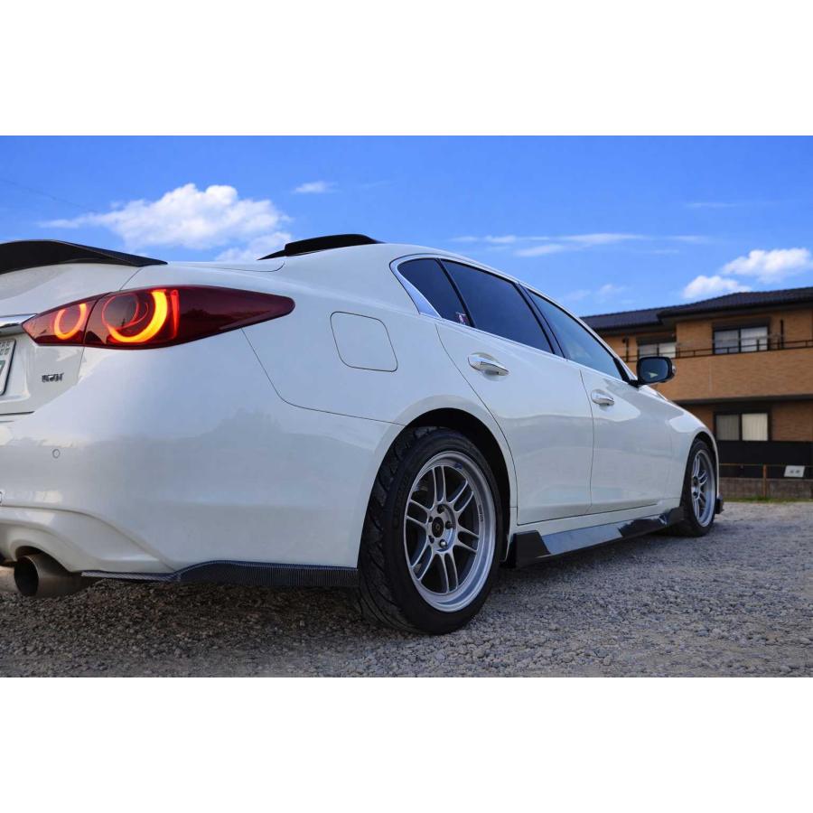 日産 スカイライン サイドステップ サイドスカート サイド スポイラー