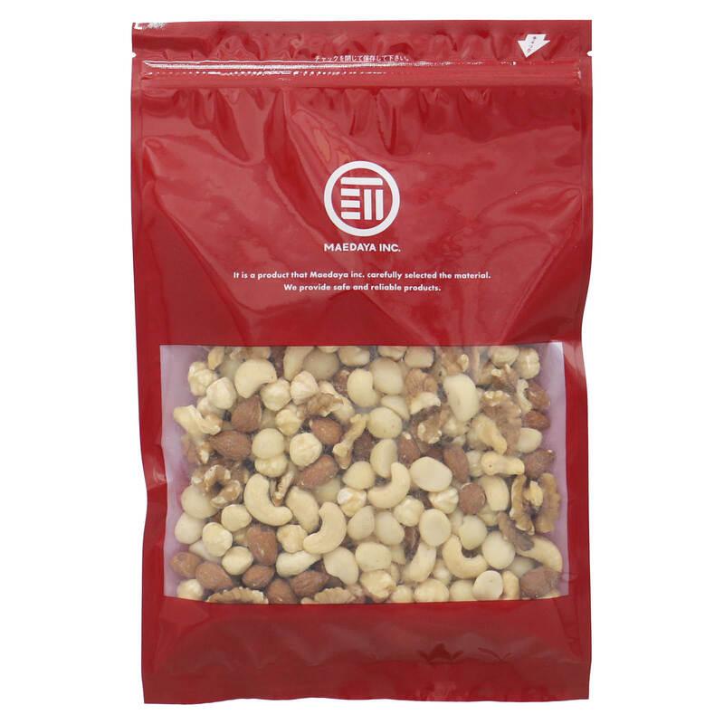 5種のミックスナッツ 260g 無塩 無油 くるみ アーモンド