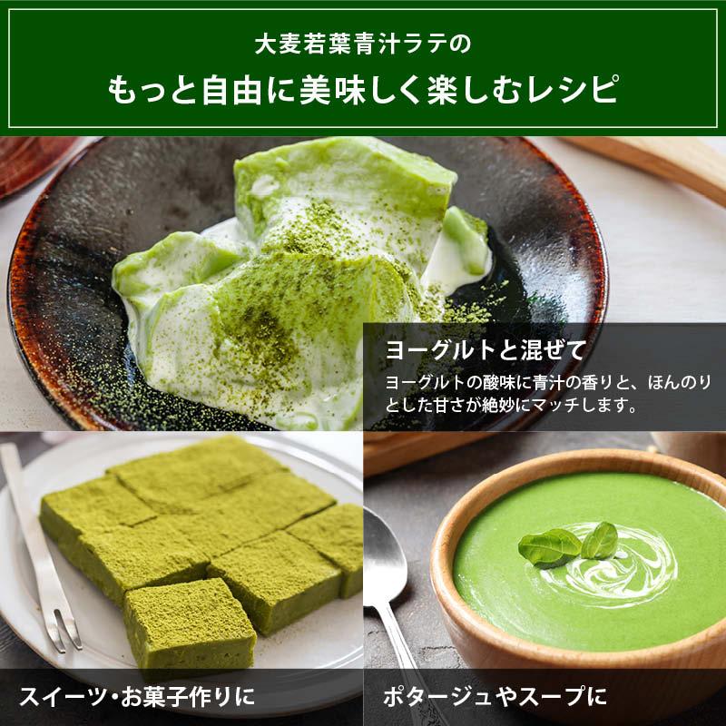 青汁 牛乳でつくる 青汁ラテ 100g 前田家 無添加 国産 九州産 大麦若葉