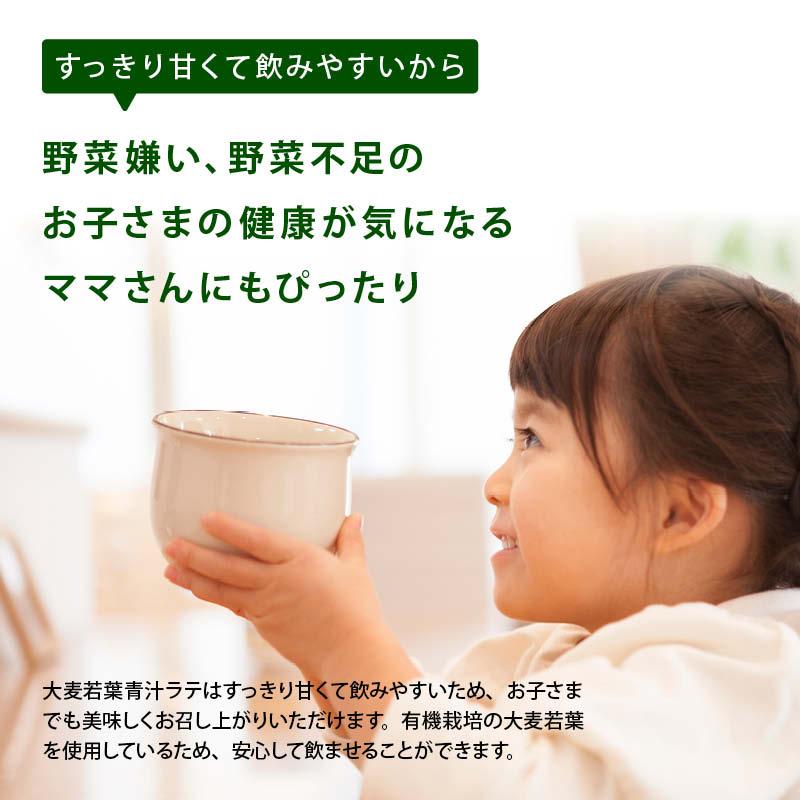 青汁 牛乳でつくる 青汁ラテ 100g 前田家 無添加 国産 九州産 大麦若葉