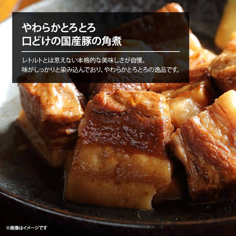 やわらかとろとろ 豚角煮 250gx1袋 国産豚 豚の角煮 煮豚 煮込み料理 豚肉 ぶた ブタ ポーク レトルト 惣菜 煮物 おかず 常温 食品 居酒屋｜maedaya｜03