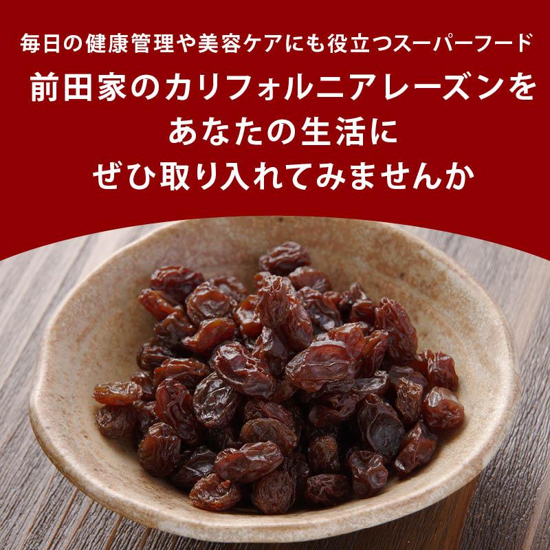 MAEDAYA 前田家 レーズン ノンオイル 前田家 無添加 カリフォルニア