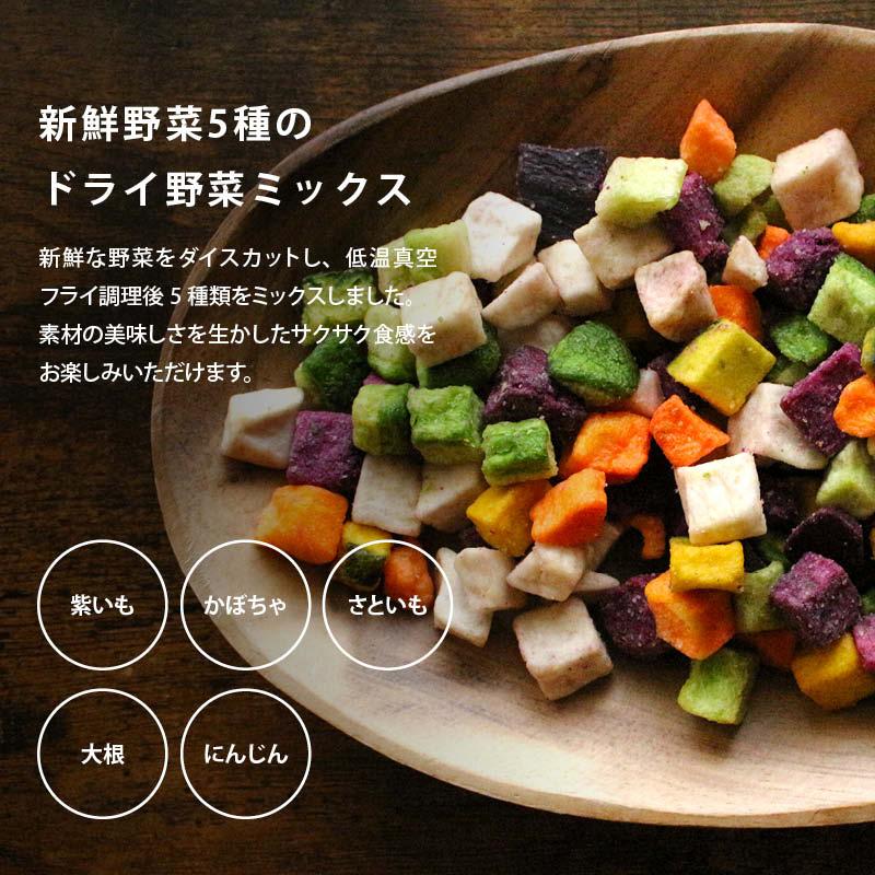 MAEDAYA 前田家 スナック ドライミックス野菜ダイス 220g 前田家 5種