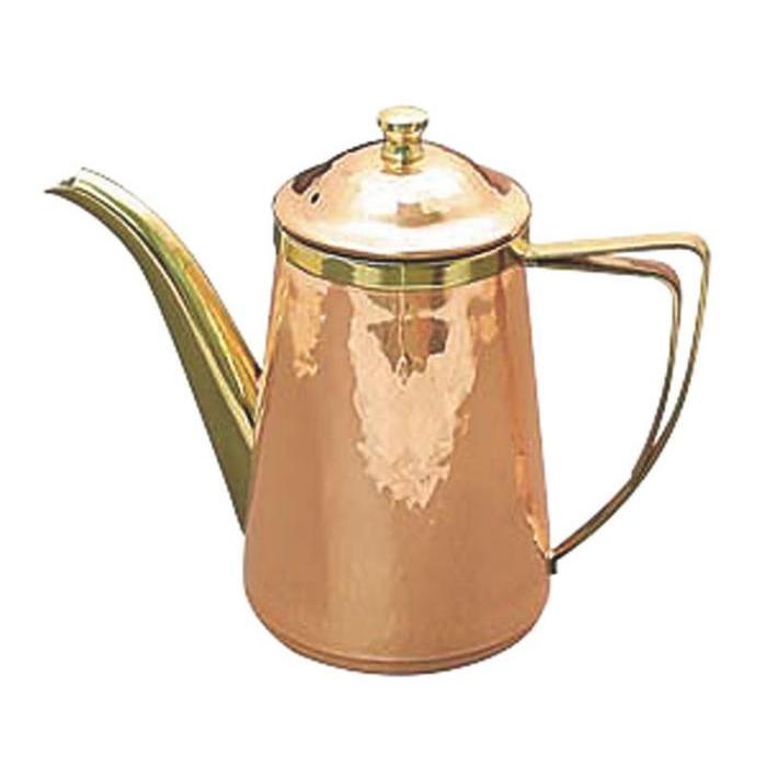 送料無料 日本製 プロ仕様 熱伝導がよい 銅 槌目入 コーヒー ハンド ドリップ ポット 740 5人用 在庫一掃 Kuljic Com