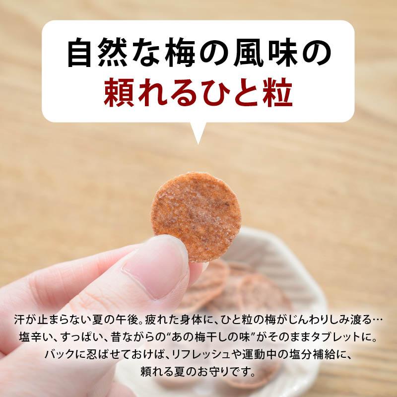 MAEDAYA 前田家 熱中症対策 梅干タブレット 50g 紀州産南高梅 梅と塩