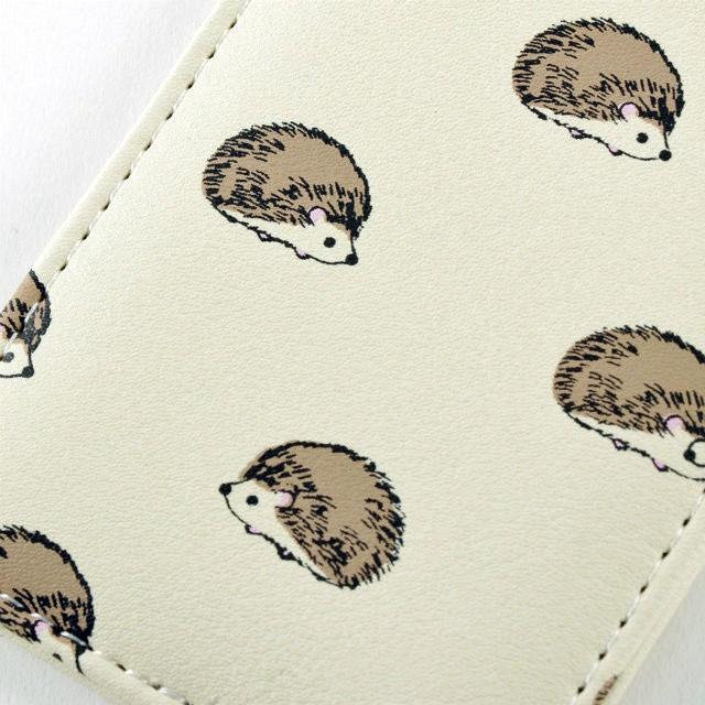 フラッパー ハリネズミのハリー総柄パスケース ICカードケース