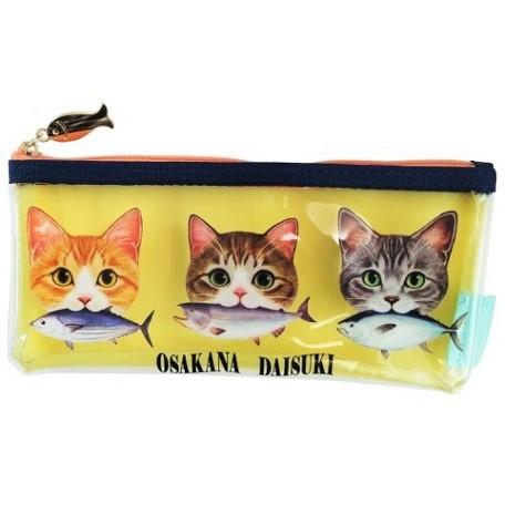 ペンポーチ フェリシモ猫部 ネコ クリアポーチ M San Biki Nb メッチェン洋品雑貨店 通販 Yahoo ショッピング