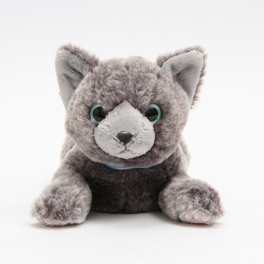 ひざねこ スコティッシュフォールドGY ロシアンブルーS ぬいぐるみ ひざねこ ロシアンブルー S ぬいぐるみ リアル ネコ 癒し系 もふもふ