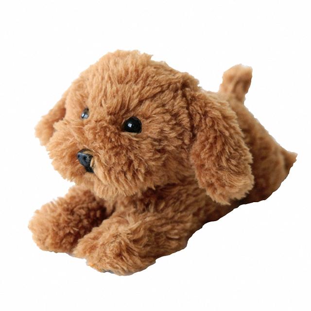 ＊mocha♡dog ＊ プードル(ラテS)☆ぬいぐるみわんこ teddy 犬 犬のぬいぐるみ リアルな癒し系 ひざわんこ SS トイプードル BR