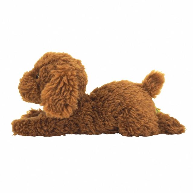 犬のぬいぐるみ リアルな癒し系 ひざわんこ SS トイプードル BR
