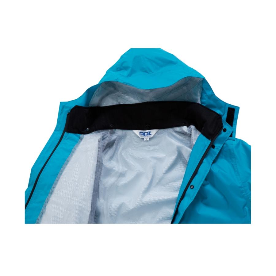 APt collection AP600 透湿 レインスーツ 作業用 回るフード 収納袋