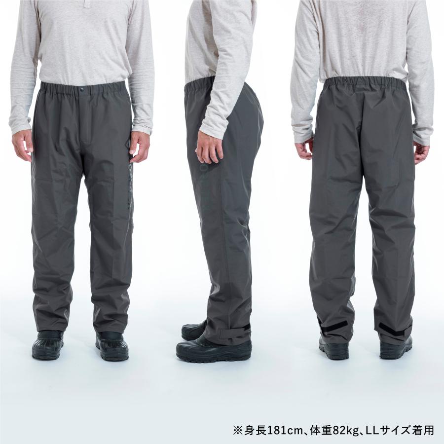 MG002 GORE 2L RAIN PANTS ゴアテックス レインパンツ GORE-TEX レインウェア 防水 雨具｜maegaki｜03