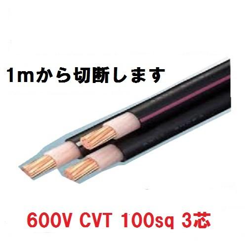 CVT 100SQ 電線 cvt 100sq cvt100 1mから切断します 発送まで2 