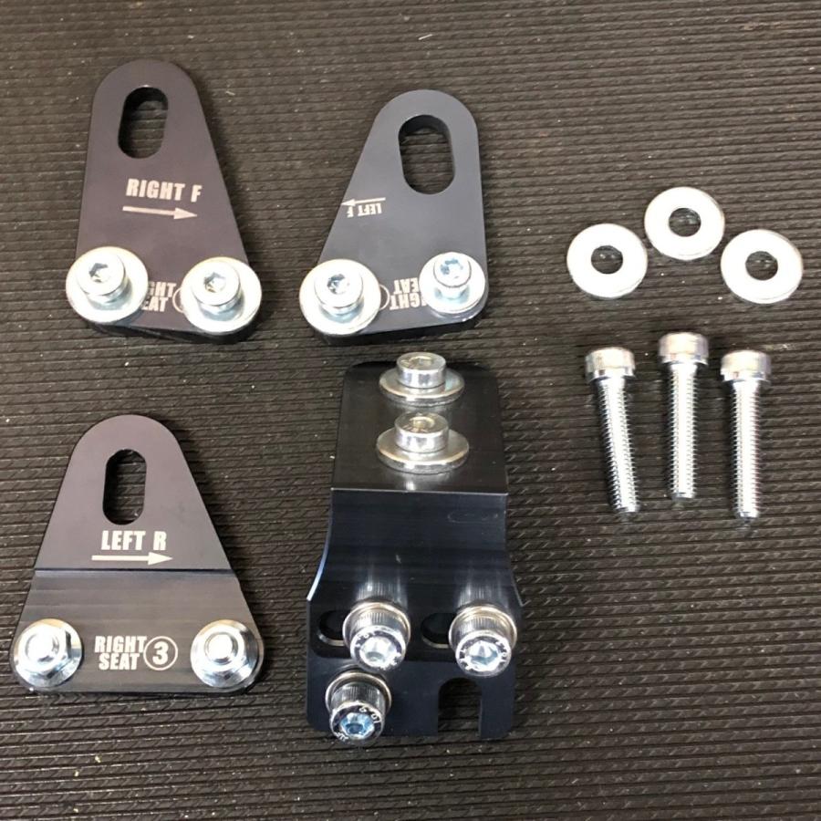 フィアット・アバルト500/595用ノーマルシート用ローポジションアダプタ フィアット・アバルト500/595用ノーマルシート用ローポジション