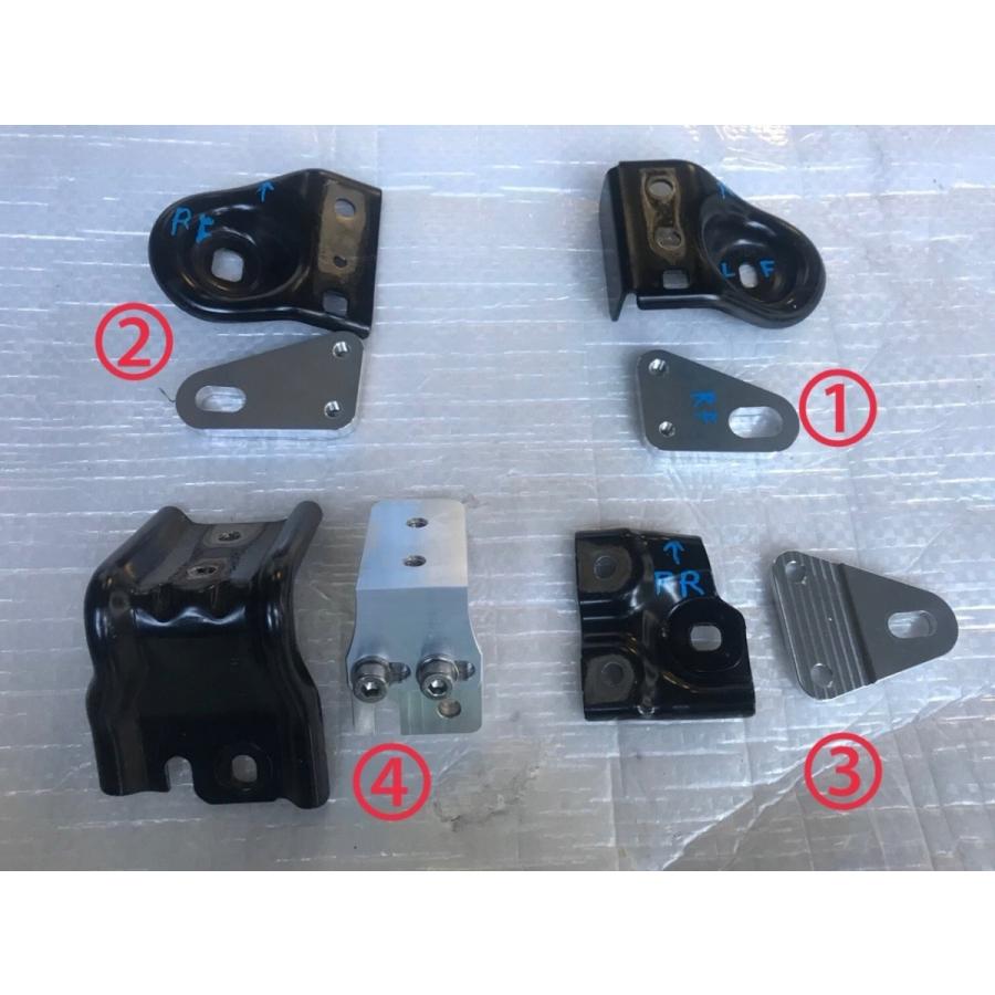 フィアット・アバルト500/595用ノーマルシート用ローポジション