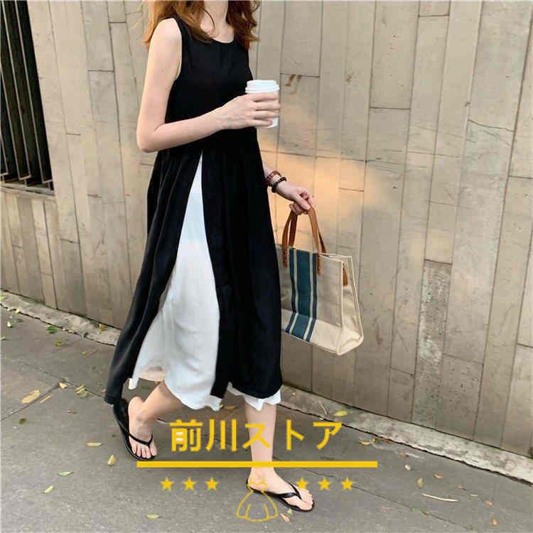 全日本送料無料 ロング丈 バイカラー シフォンワンピース ロングワンピース レディース ワンピース 大きいサイズ Aライン新作 おしゃれ 可愛い 夏 体型カバー 着痩せ ゆったり ワンピース カラー F Www We Job Com