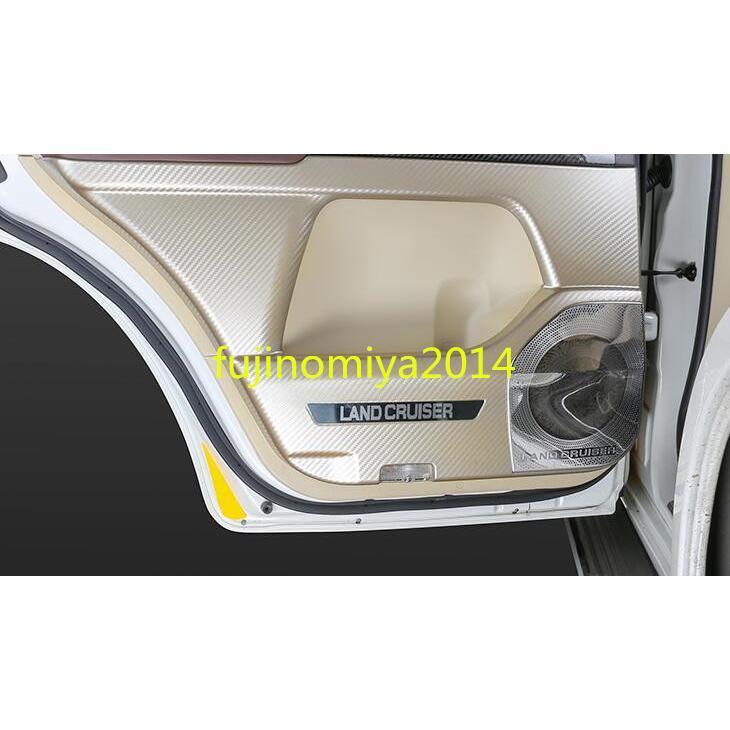 宅送 新品 　トヨタ ランドクルーザー200系 専用フロント リア ドア カバー ガーニッシュ 　4ｐセット激安価 FM