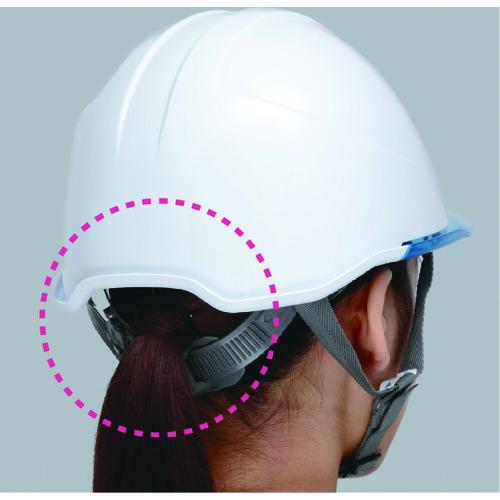 ミドリ安全 女性用ヘルメット・ＬＳＣ−１１ＰＣＬＶ・α・ホワイト／スモーク LSC-11PCLV-ALPHA-W/S｜maeki｜02