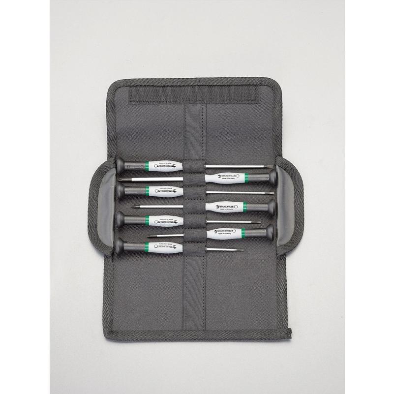 エスコ ７本組・[+・-]ドライバー(精密用) EA560SD-1 70L 花・ガーデン・DIY工具 個人宅配送不可 エスコ EA560SD-1 直送