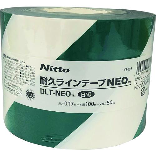 ニトムズ 耐久ラインテープDLT−NEO50x50白/緑 かすり ニトムズ 耐久ラインテープDLT−NEO50x50白/緑 かすり