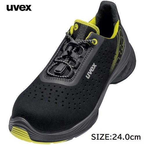 ＵＶＥＸ　ｕｖｅｘ１・Ｇ２・パーフォレーテッド・ローシューズ・２４ｃｍ・ブラック／ライム　6843538