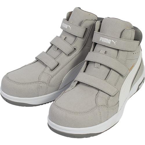 PUMA 安全靴 作業靴 エアツイスト2.0 グレー ミッド フック 