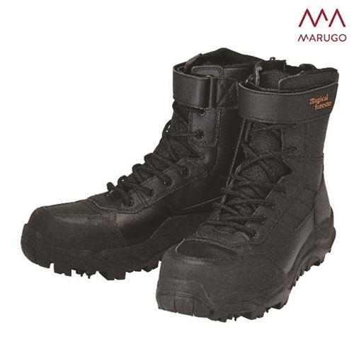 丸五 山林作業靴 マジカルフォレスター＃005 ブラック 25.5cm  