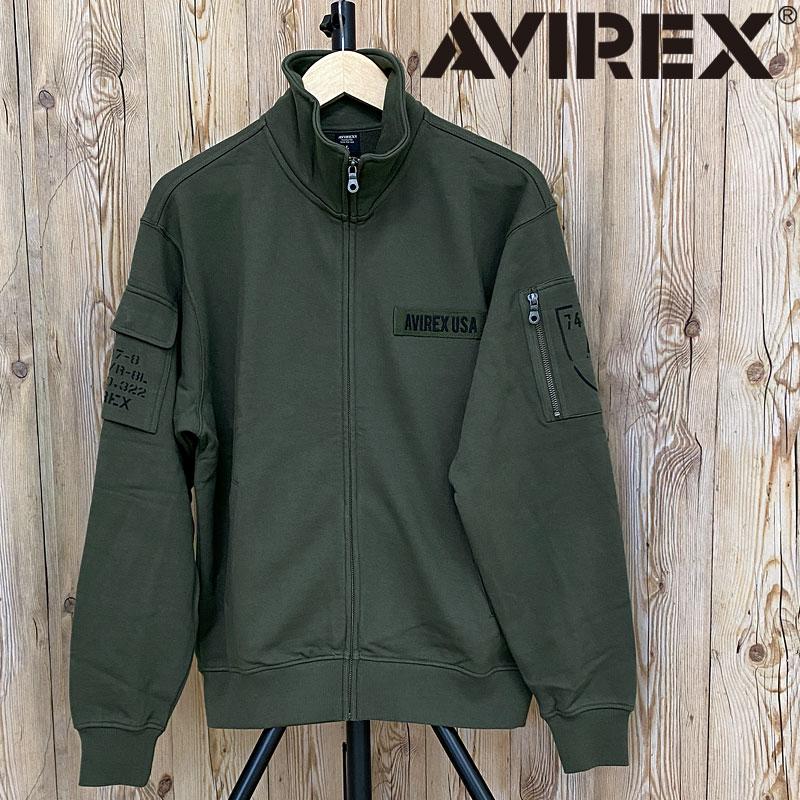 AVIREX（アヴィレックス） FATIGUE STAND ZIP スウェット 783-3930011