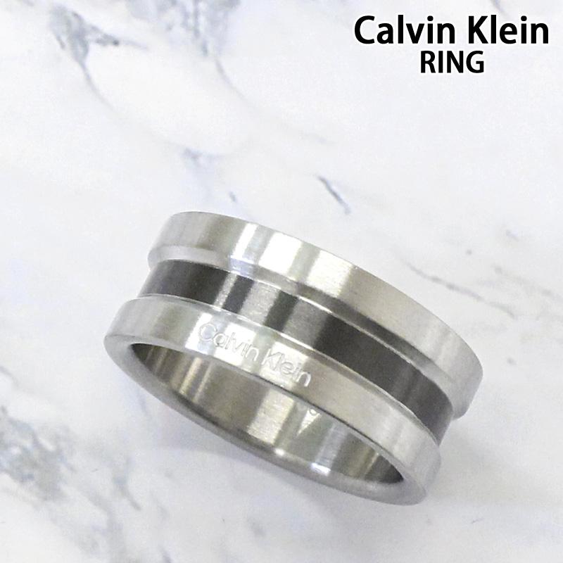   カルバンクライン シルバーリング 指輪 Calvin Klein（カルバン・クライン） CK センターラインステンレス