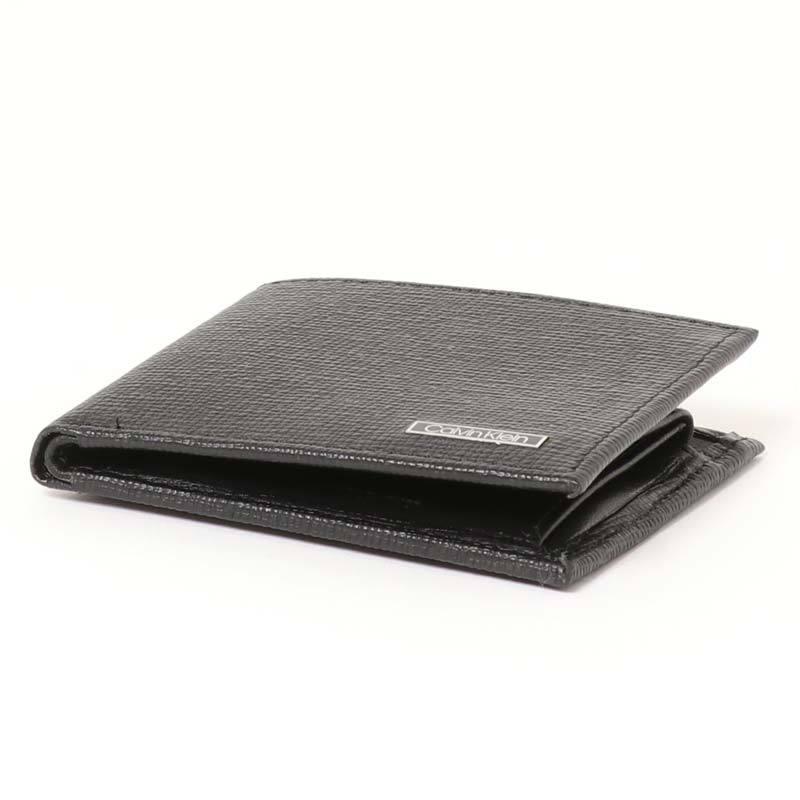 Calvin Klein（カルバン・クライン） RFiD CK ロゴプレート2つ折り