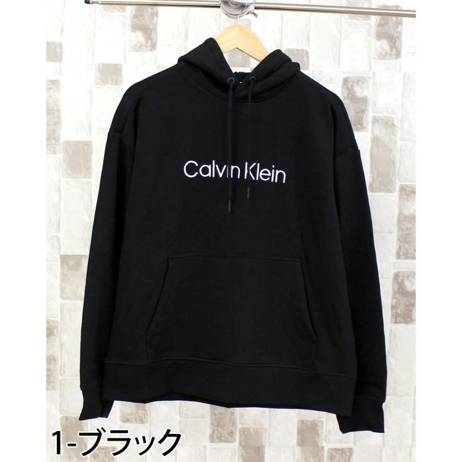 Calvin Klein カルバンクライン CK ロゴプリントスウェットパーカー